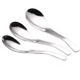thumbnail image 1 of MasteelfCA 3PCS Stainless Steel Spoon Meal Spoon Children's Soup Spoon Rice Spoon Thickening Spoon Large Medium Small Size Stainless Steel Spoon Set, 1 of 7