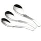 thumbnail image 1 of Juego de 3 cucharas de acero inoxidable para comida, sopa infantil, arroz, espesantes, tamaño grande, mediano y pequeño., 1 of 5