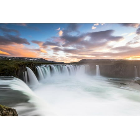 Godafoss waterfall, Northern Iceland. Print Wall Art By Marco (Best Waterfalls In Northern Wisconsin)