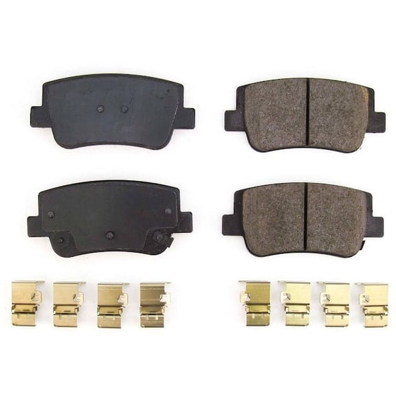 Rear Brake Pad Set - Compatible with 2021 - 2022 Hyundai Sonata N Line - Power Stop