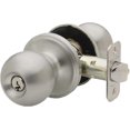 thumbnail image 1 of 587 Ball Door With Keyed Entry Funct, Satin Less Steel 1 Pack, 1 of 4