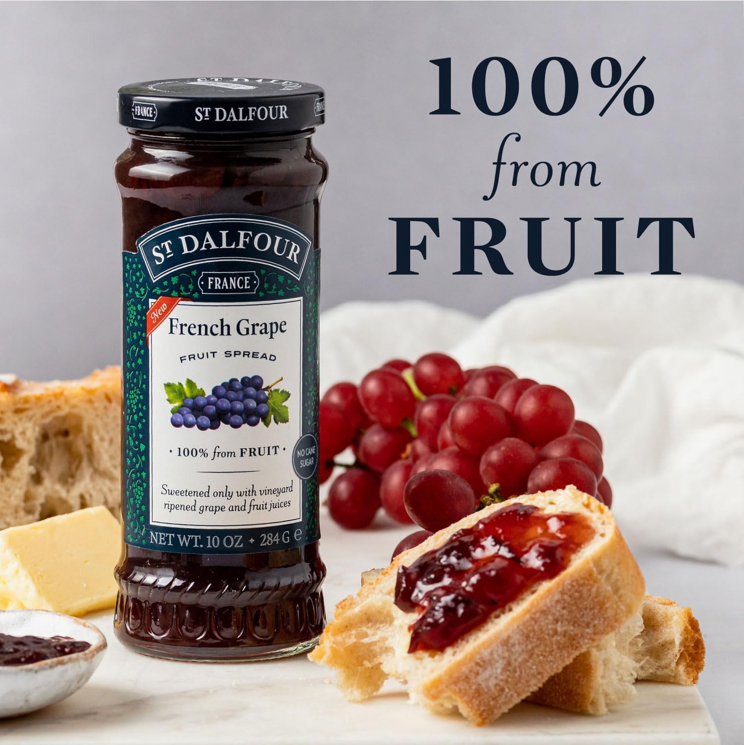 (Pack Of 6) St Dalfour Conserve French Grape 10 Oz