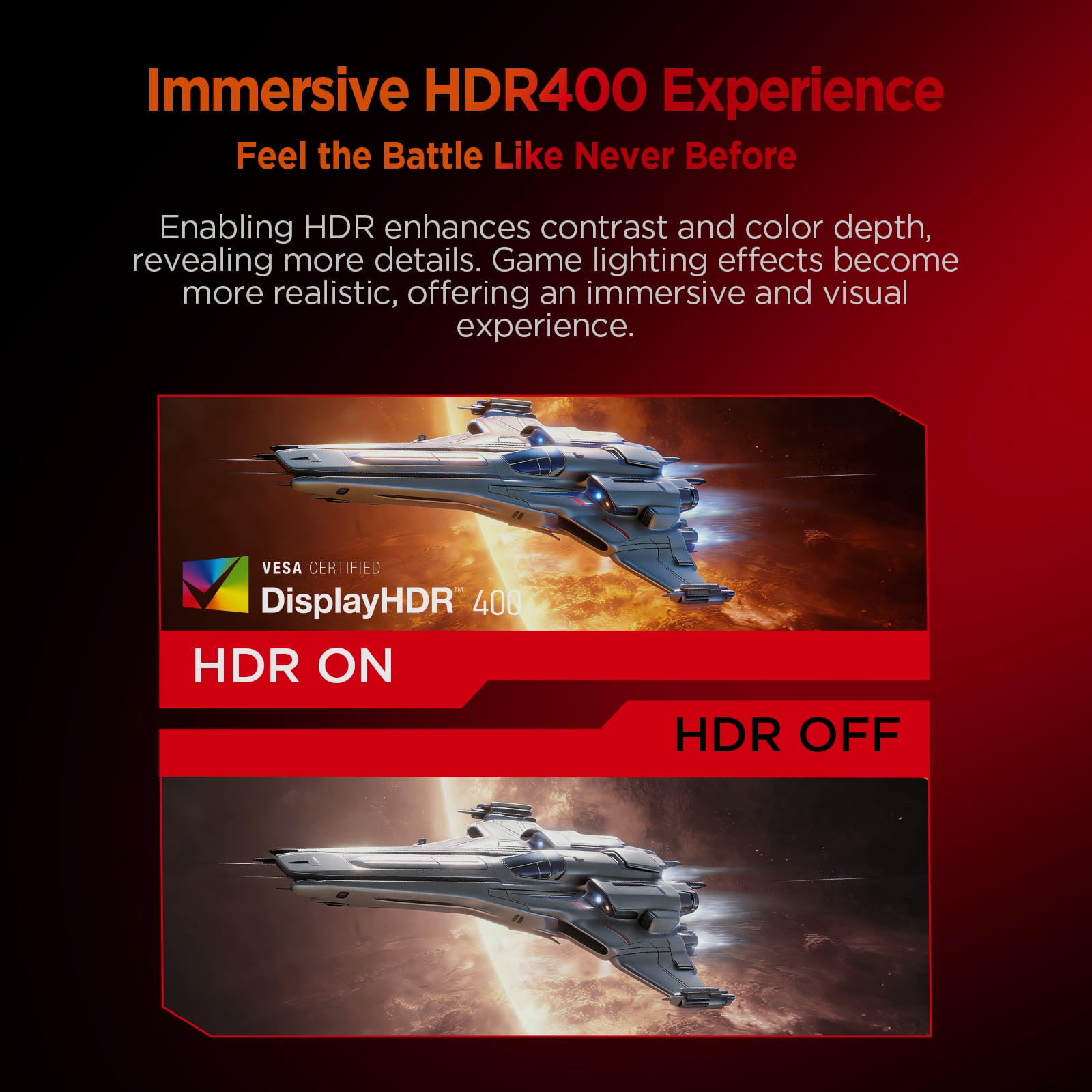 HKC G27H3D 27" 1920×1080 240Hz Gaming Monitor, Full HD Fast IPS Display, 1ms MPRT, HDR400, 90% DCI-P3 Color, HDMI 2.0 + DP 1.4, Hardware Low Blue Light, Tilt Adjustable, VESA Mount – Black