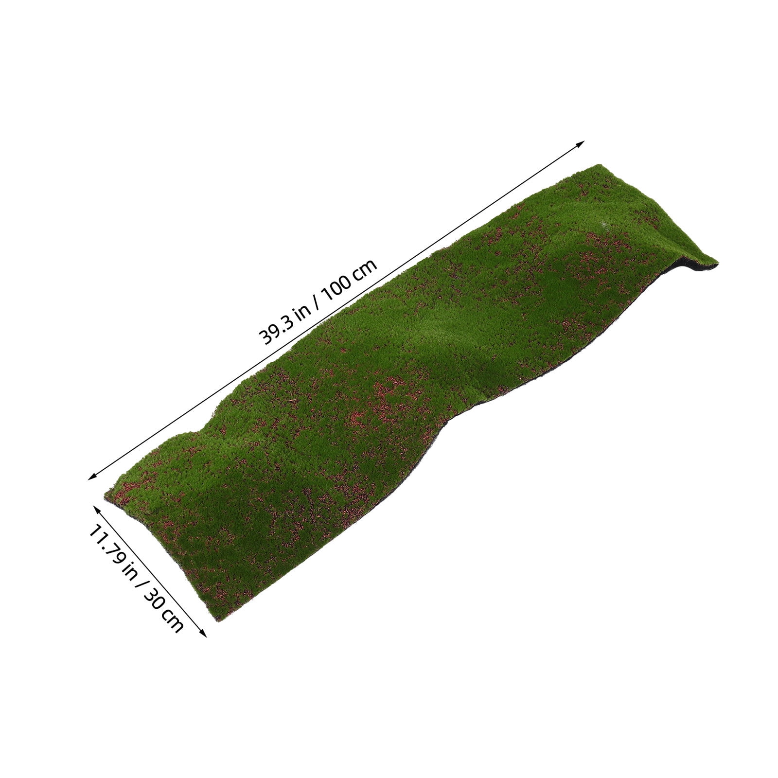 CTIRCHIU Olive Green Artificial Moss Rug Faux Grass Mat for Home Decor, Crafts, Projects, Realistic Texture and Design