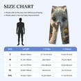 thumbnail image 4 of Picia Adorable Llama In Flowers Mens Soft Woven Cotton Elastic Waistband Sleep Pajama Pant Lounge Sleep Pant With Pockets And Drawstring-Medium, 4 of 9