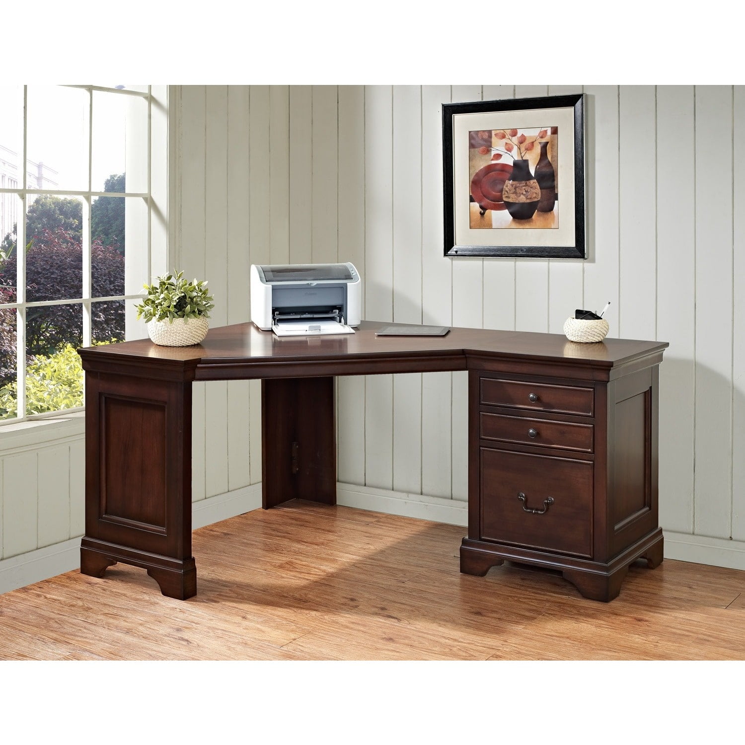 E Ready Express Harmony 60 In Corner Computer Desk Delmont Cherry E Ready Express Harmony 60 In Corner Computer Desk Delmont Cherry Com