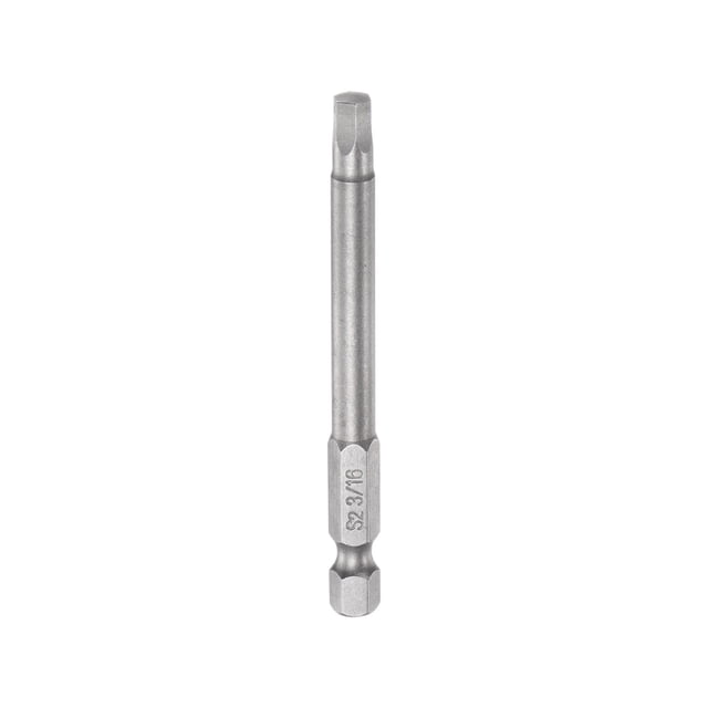 3/16" Hexagonal Destornillador Taladro SAE 1/4" Hexagonal Vástago 3" Longitud Magnético S2 Acero Potencia Perforación taladros