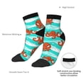 thumbnail image 6 of Fuzoiu Octopuses Print Adult Socks, Crew Moisture-wicking Socks, Unisex Cushion Crew Socks,Casual Sports Ankle Socks, 6 of 7