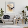 thumbnail image 5 of Stupell Industries Golden Retriever Smiling Portrait Animals & Insects Painting Gallery Wrapped Canvas Print Wall Art, 5 of 5