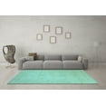 thumbnail image 3 of Ahgly Company Indoor Rectangle Abstract Light Blue Modern Area Rugs, 8' x 12', 3 of 4