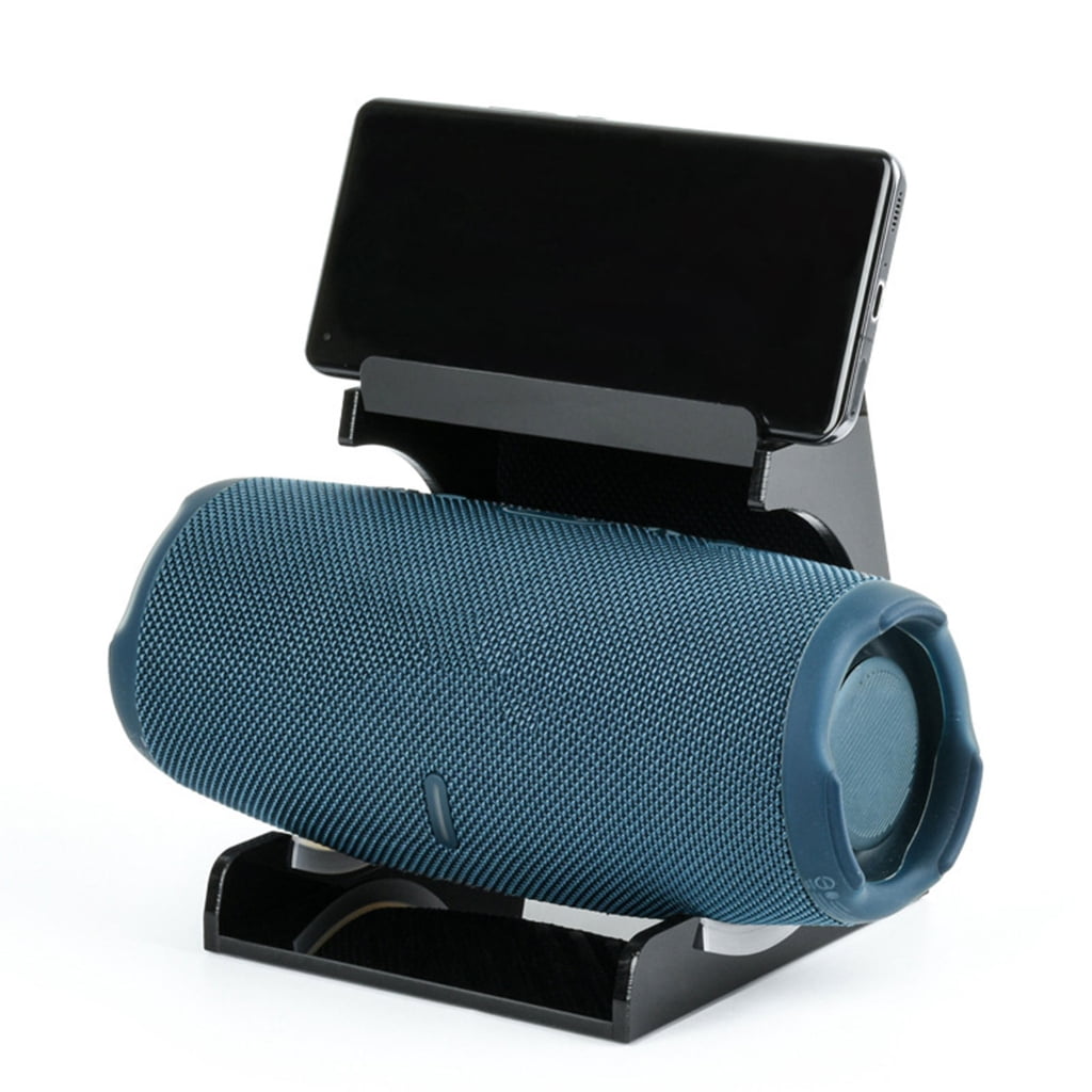 WINDLAND Compact Acrylic Desktop Speaker Stand Office Phone Holder for Charge 5/6 Speaker Holder Multi-scenario Application
