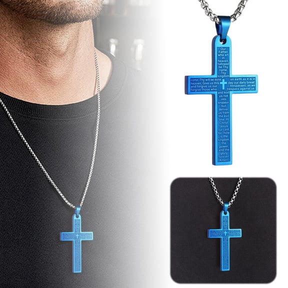 Stylish Stainless Steel Necklace with Design for Active Men - for Outdoor Sports and Fashionable Wear