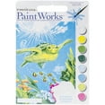 thumbnail image 2 of Paint Works Paint By Number Kit 9"X12" Swimming Turtle, 2 of 2