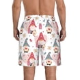 thumbnail image 3 of Yiaed Gnome With Love Letter Print Men's Swim Trunks with Lining Quick Dry Sports Shorts Beach Shorts Boardshorts-X-Large, 3 of 5