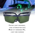 thumbnail image 3 of Protection Glasses,  Safe Goggles Scratch Resistant Green Lens Blue Frame Faster Light Response 740-1100nm  for Optical Fiber Projects, 3 of 7