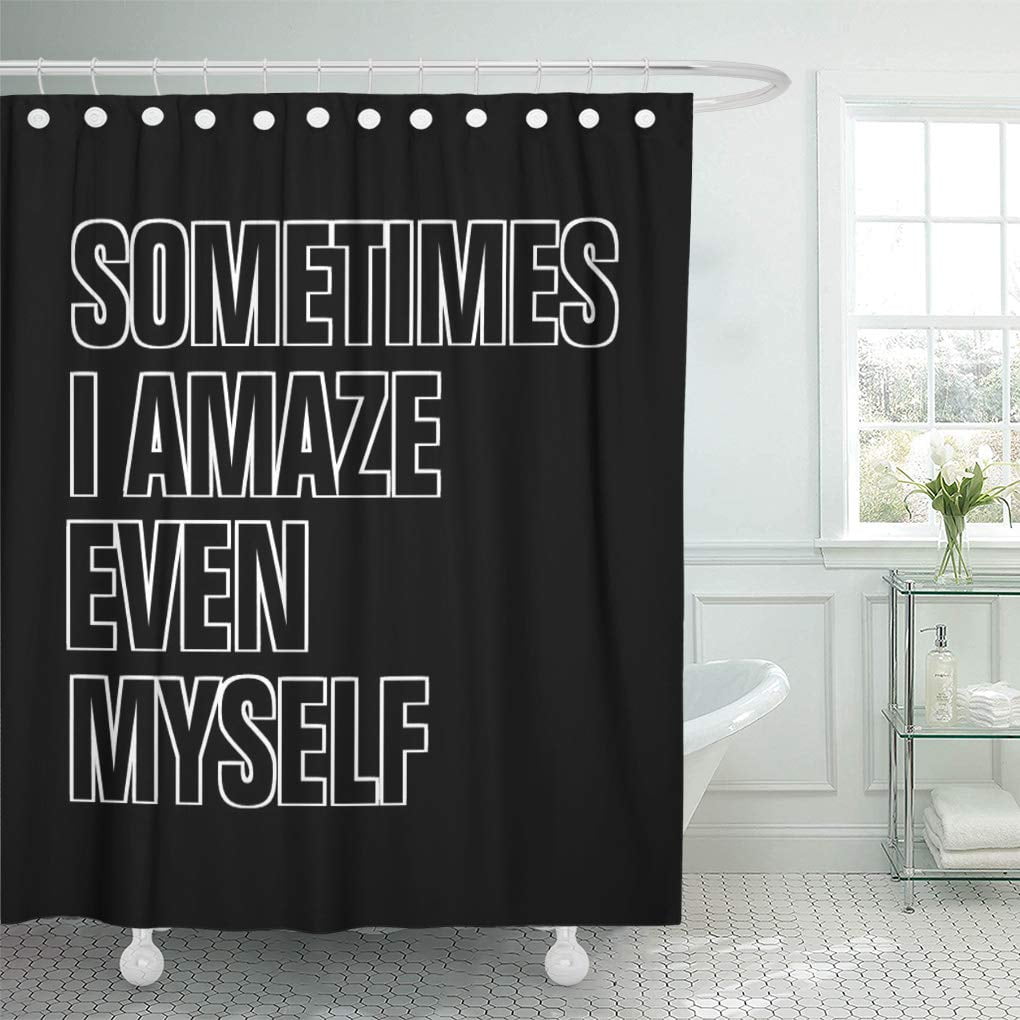 KSADK Quote Funny Inspirational Quotation Meme Motivation Life Incorrect  Password Wise Shower Curtain 66x72 inch 