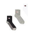 thumbnail image 7 of Champion Men’s Ankle Socks 6 Pack – Half Terry Cushion, Moisture-Wicking, Arch Support, Stretch Comfort, Sizes 6–12.5, 7 of 7