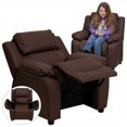 thumbnail image 2 of Rosebery Kids Fauteuil Inclinable Contemporain en Marron, 2 of 5