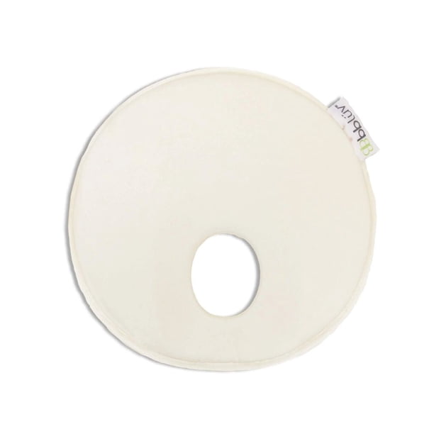 Almohada para bebé Bblüv Pilö, reposacabezas ergonómico, color marfil