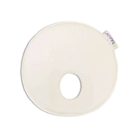 Almohada para bebé Bblüv Pilö, reposacabezas ergonómico, color marfil