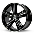 18 Inch Black Alloy Wheel Rim for Mitsubishi Lancer, RTX 81086 18x7.5