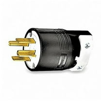 Hubbell Wiring Device-Kellems Straight Blade Plug,Blk,30 A,Stnd,14-30P HBL9431C