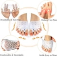 thumbnail image 3 of Gel Metatarsal Pads 2Pcs, Ball of Foot Cushions with Breathable Honeycomb Toe Separator Mortons Neuroma Callus Metatarsal Foot Pain Relief Bunion Forefoot Cushioning Relief Women., 3 of 5