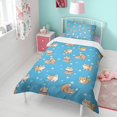 thumbnail image 4 of Cute Shiba Inu Duvet Cover and Pillowcase Set for Single Bedding, Bedroom Accessories for Kids Teens, 4 of 5
