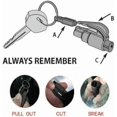 thumbnail image 3 of Certified Safety Car Window Breaker, Reusable Mechanism Seatbelt Cutter & Emergency Survival Tool Compatible with Every Vehicle (3PCS), 3 of 5