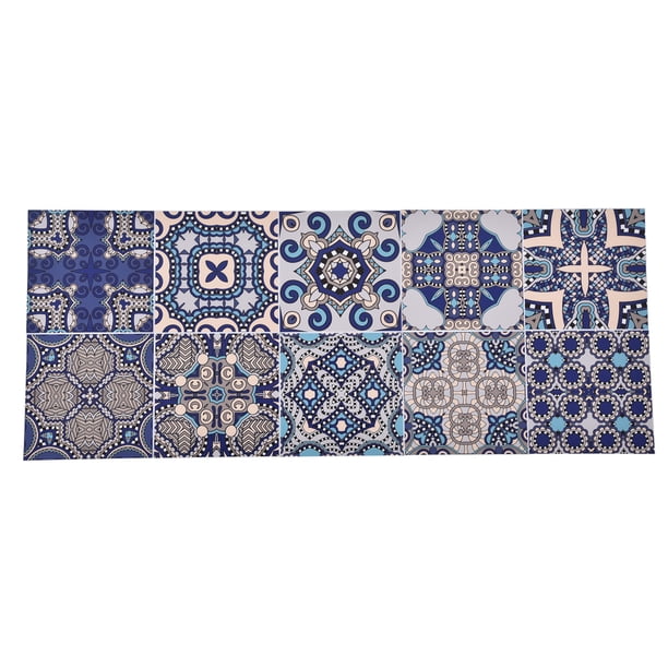 Decoración de cocina impermeable, pegatinas para azulejos contra salpicaduras, murales de azulejos para pared, pegatinas para azulejos contra salpicaduras, meticulosamente diseñadas