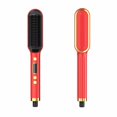 thumbnail image 1 of Hair Straightener Comb,Straight Hair Curling 2 in 1 Straightener,PTC Heating Anti-Scald Constant Temp Protection,Suitable for Professional Salon at Home, Red, 1 of 3
