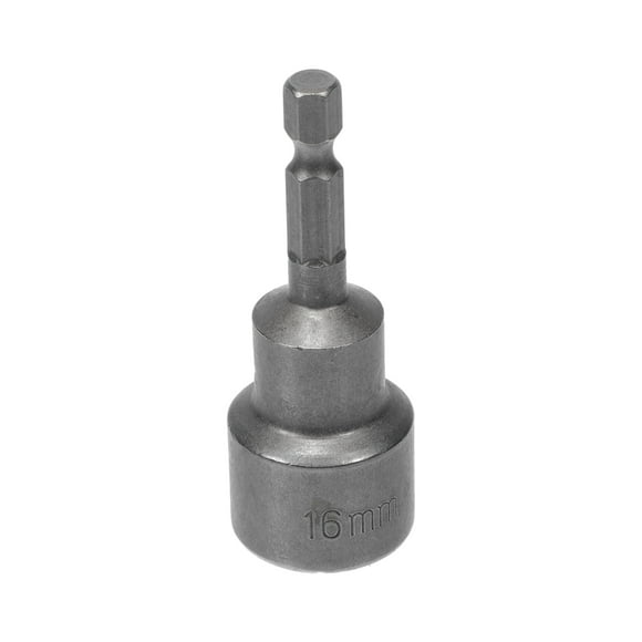 Herramienta de socket de impacto Unique Bargains para reparación de automóvil, motocicleta y dirtbike, CR-V duradero de 65mm, 1 Pcs, tono de titanio, 6 puntos, 16mm