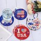 thumbnail image 5 of Soporte 8 Unids/set DIY Posavasos Kits Arte Diamante Con Juego, 5 of 9
