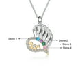 thumbnail image 4 of Mementos Personalized Mother's Family Birthstone and Names Necklace, 4 of 8