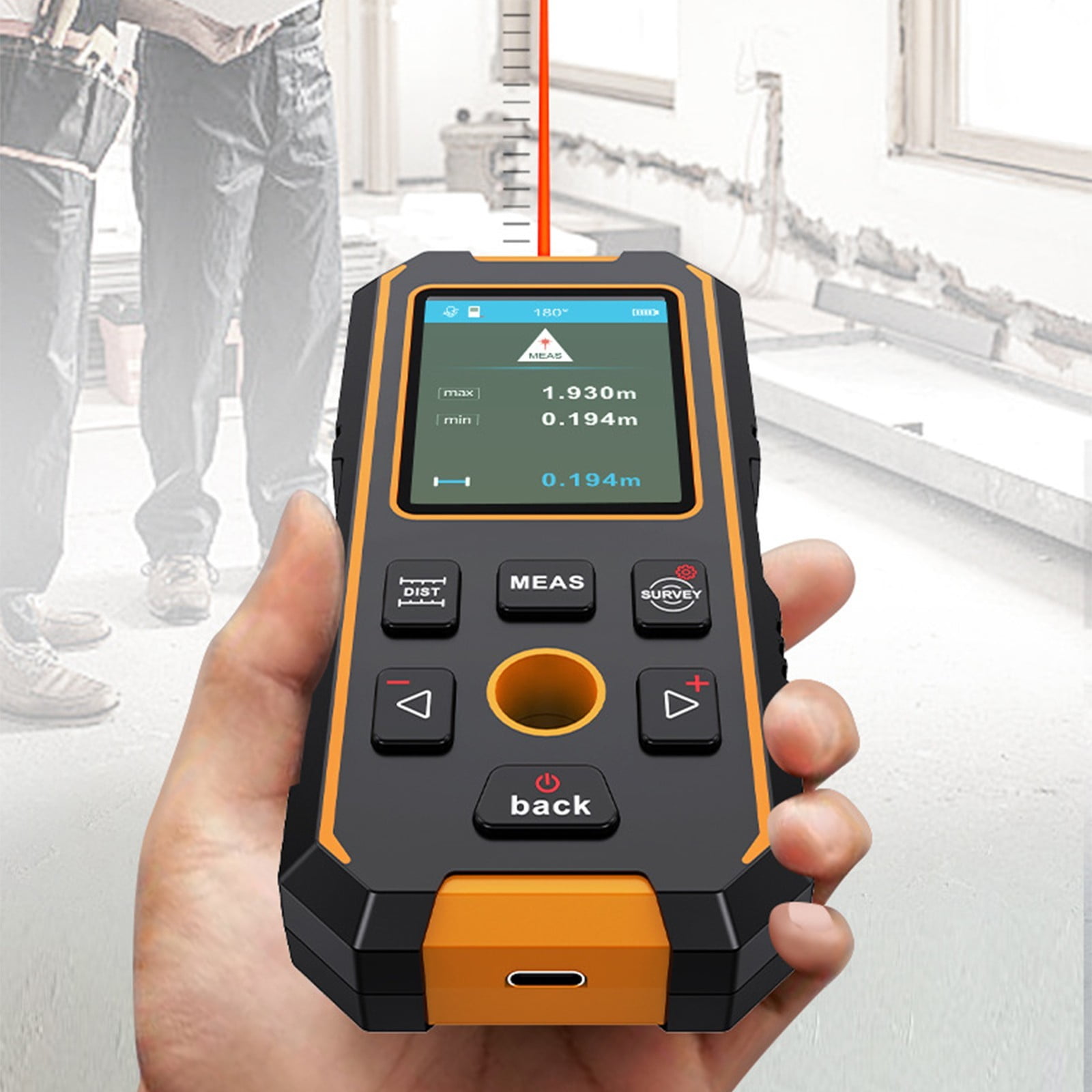 Lightweight Handheld Wall Detectors With High Accuracy LCD Screen And Sound Alarms Wall Scanner For Concealed Objects