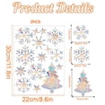 thumbnail image 2 of Las pegatinas de vidrio electrostático con forma de copo de nieve y prismas de arcoíris de Laklulu evitan que los pájaros golpeen las coloridas pegatinas de las ventanas., 2 of 5