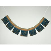 GCKG Cityscape France Paris Eiffel Tower at Sunset Banner Bunting Garland Flag Sign for Home Family Party Decoration