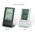 thumbnail image 2 of Mini Digital Thermometer Indoor Hygrometer Room ℃/℉ Temperature Humidity Monitor Meter Gauge Alarm Clock Thermo-Hygrometer with Max Min Value Display, 2 of 7