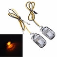 thumbnail image 5 of 2 uds 12v 6led motocicleta Mini luces de señal de giro luces indicadoras intermitentes ámbar, 5 of 5