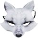 thumbnail image 1 of Máscara de zorro para Halloween, accesorio de disfraz de Halloween, máscara de fiesta, cosplay, etc., 1 of 5