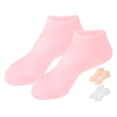 thumbnail image 4 of 1 par de calcetines de silicona para pies secos y agrietados, calcetines hidratantes de silicona para mujeres, cuidado de manos y pies, calcetines de gel para spa, 4 of 6