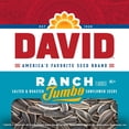 thumbnail image 3 of DAVID Seeds Roasted & Salted Ranch Jumbo Sunflower Seeds, Keto Friendly, 5.25 oz, 3 of 11