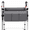 Grey, variant on H Upgraded Walker Basket & Cup Holder, Foldable Bag Large Capacity, Never Tipping Over, Not Fit Rollator