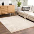 thumbnail image 5 of Hauteloom Allard Living Room, Bedroom Machine Washable Area Rug - Contemporary - High Pile - Peach, Beige - 2' x 2'11", 5 of 11