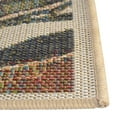 thumbnail image 6 of Unique Loom Baja Outdoor Collection Area Rug - Lucas (2' x 7' 1" Runner Multi/Ivory), 6 of 7