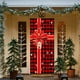 thumbnail image 4 of Christmas Doorway Frame Santa Claus Garden Decor Door Scene Photo Curtain Door Hanging, 4 of 6