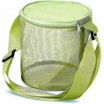 thumbnail image 1 of Kids Seashell Mesh Bag Beach Toys Cylinder Shell Bag Seashell Collecting Bag with Zippers and Adjustable Strap for Kids, 1 of 5