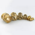thumbnail image 2 of MYG Brass Hose Connector Hose Adapter Male to Male 1/4" Inch Connector Fitting, 2 of 9