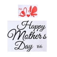 thumbnail image 1 of Stickers For Children Girls Mother's Day Tag Stickers Heart Shape 28.5x6x0.05cm Self-Adhesive 1 Sheet, 1 of 3