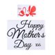 thumbnail image 1 of Stickers For Children Girls Mother's Day Tag Stickers Heart Shape 28.5x6x0.05cm Self-Adhesive 1 Sheet, 1 of 3